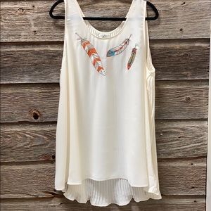 Ariat Free Spirit Tank Top, NWT , Whisper White